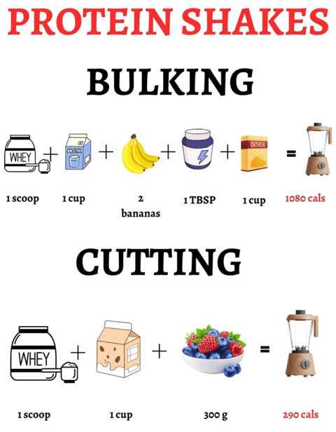 Best Protein Shakes for Bulking and Cutting (Easy Guide) 1 3 1